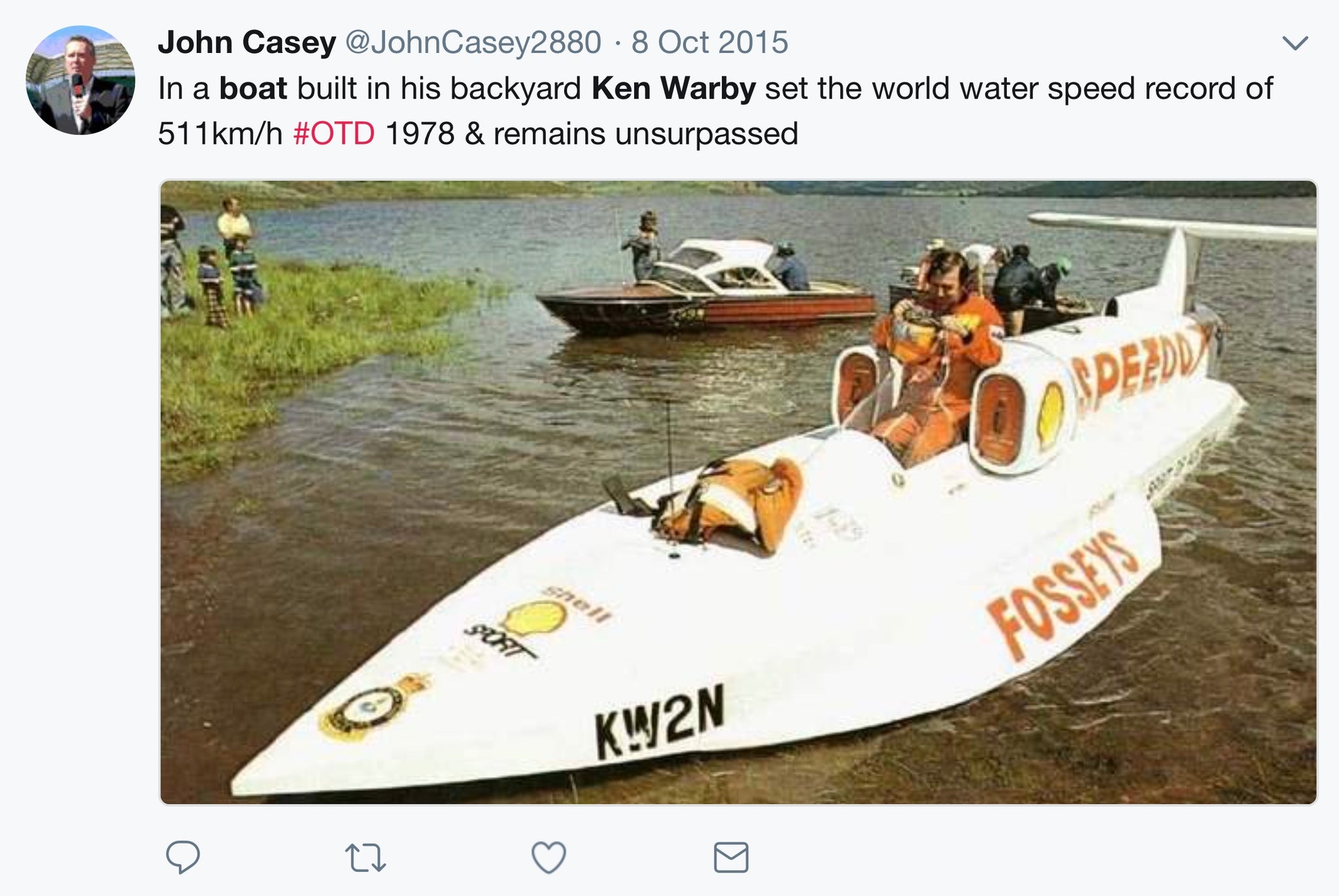 Fastest man on water: The Ken Warby story