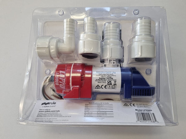 Rule 12V Manual 900GPH Low Profile Bilge Pump