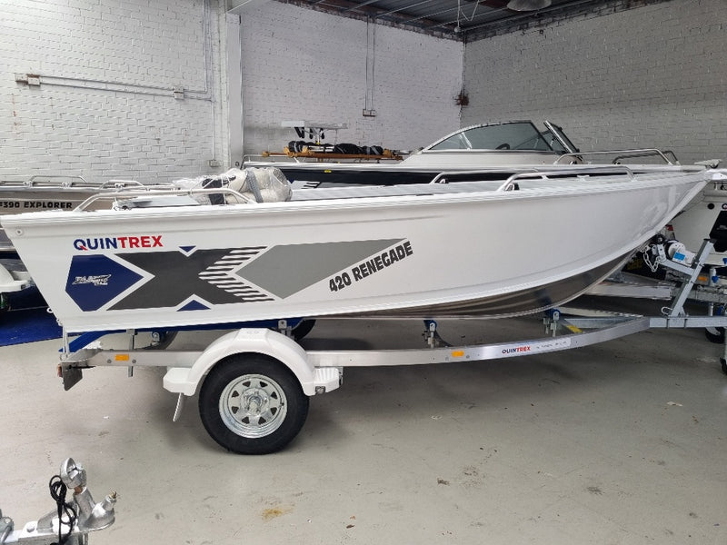 Quintrex 420 Renegade Tiller steer