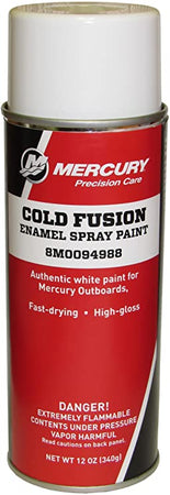 Mercury White Enamel Spray Paint PN:8M0094988