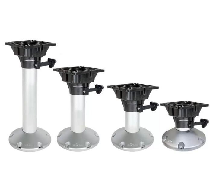 Fixed Height Seat Pedestals with Swivel - 4 Sizes