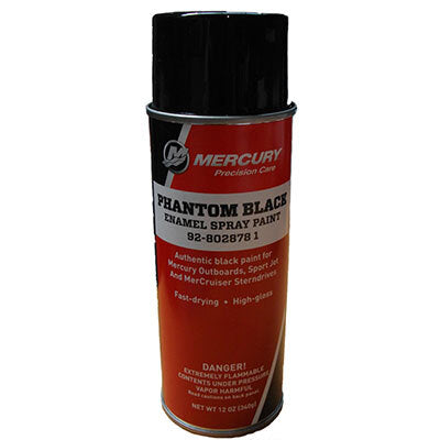 Mercury Phantom Black Enamel Spray Paint PN:8028781