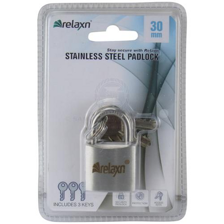 Stainless Steel Padlock - 2 Sizes