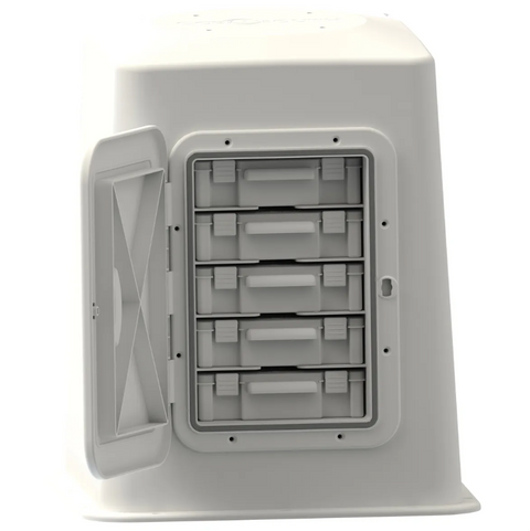 Boat Seat Box with Tackle Tray Storage - 2 sizes