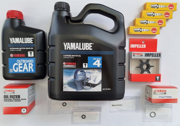 40hp and 50hp 4 Cylinder GENUINE Yamaha 4 stroke service kits