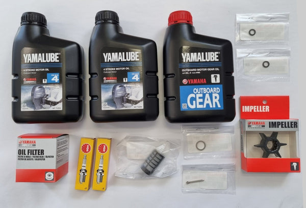 8hp to 25hp GENUINE Yamaha 4 stroke service kits
