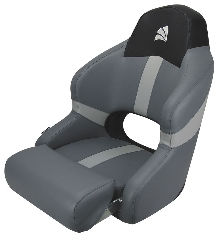Relaxn Sports Deluxe Bucket Seat with Flip up Bolster Hunts Marine