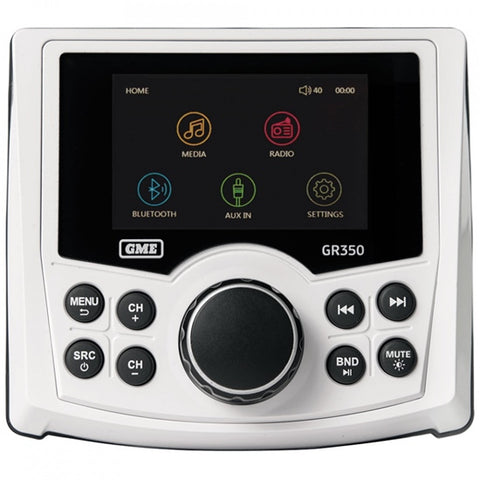 GME GR350BT Marine AM/FM Stereo with Bluetooth and USB/AUX Input