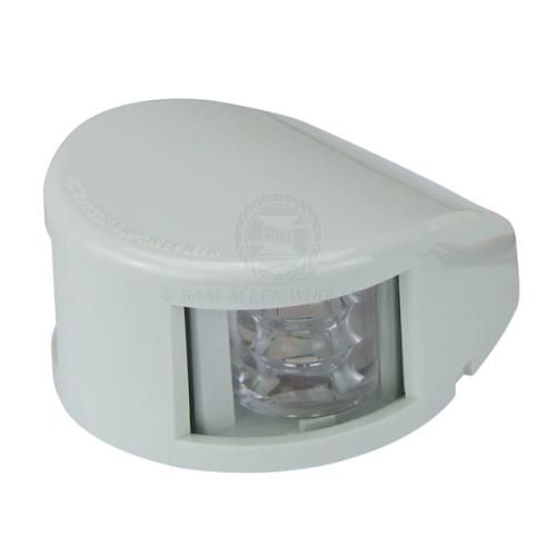 LED Bow Mount 1 piece red/green Navigation Lights - White and Stainless Steel all in one