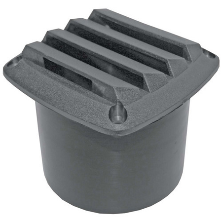 85mm Flush Air vent with 75mm Tail - Black or White