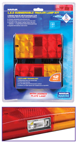 Narva LED Submersible Lamp kit - Rectangular