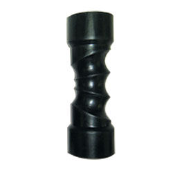 8" Black Self Centring Keel Roller with 21mm Bore