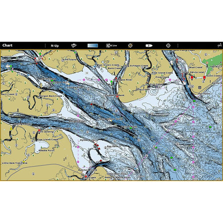 Humminbird Coastmaster Charts - 3 versions