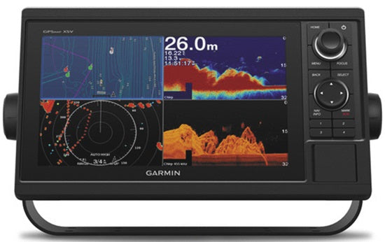 Garmin Keyed 1022xsv Sounder/GPS/Mapping with ClearVu SideV – Hunts Marine