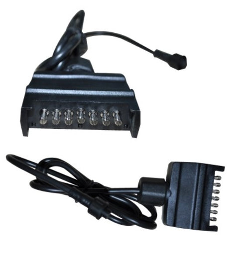 Quintrex 7 Pin Trailer Plug with 1mtr lead and joiner