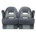 Relaxn Double Cruiser Seats with Flip up Bolsters - 2 Colour Choices