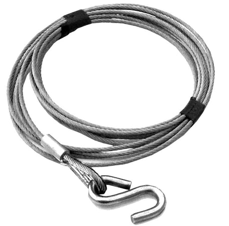 Replacement 6mtr by 4mm Winch Wire and S Hook