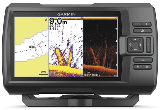 Garmin Striker Plus 7cv Fishfinder / GPS with ClearVu (Superseded Mode –  Hunts Marine