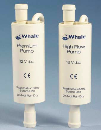 Whale In-Line 12V Sink And Shower Pumps - 2 Sizes