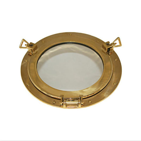 Brass Porthole Mirror