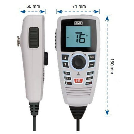 GME GX750 VHF Marine Transceiver - Black or White