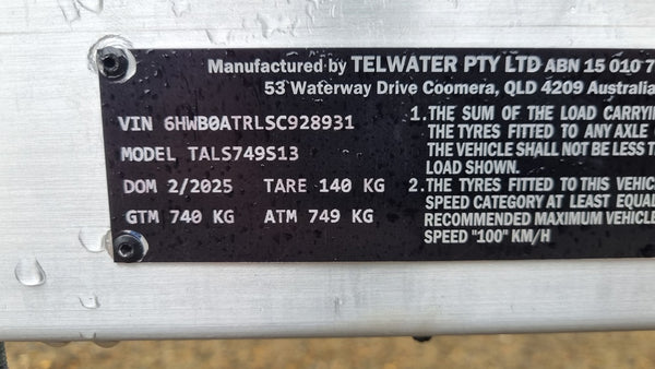 Quintrex Alloy trailer - Suit 3.1m to 4.0m boat