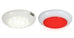 Waterproof LED Dome Light with Switch - White and White/Red