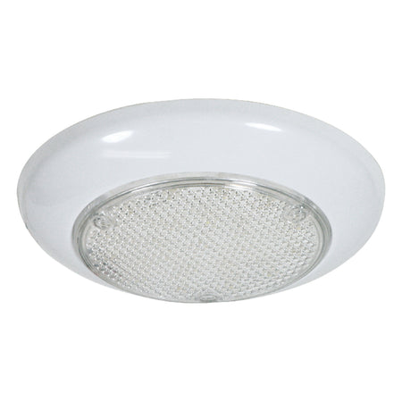Waterproof LED Dome Light with Switch - White and White/Red