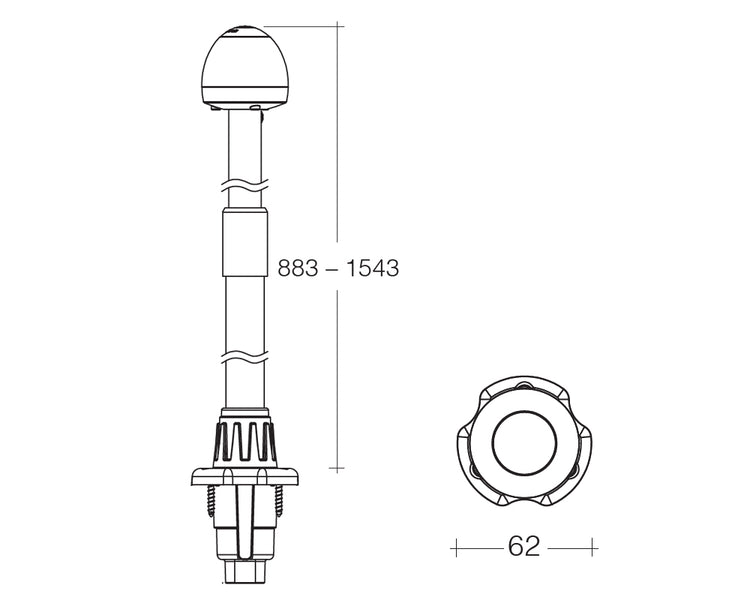 Quintrex Telescopic Anchor Light