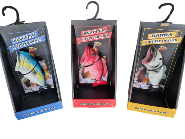 Fish Bottle Openers - 3 Types
