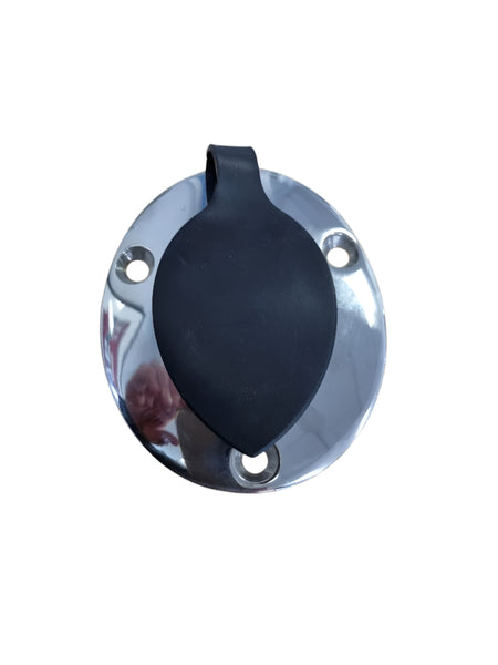 Straight Stainless Steel Oval Rod Holder