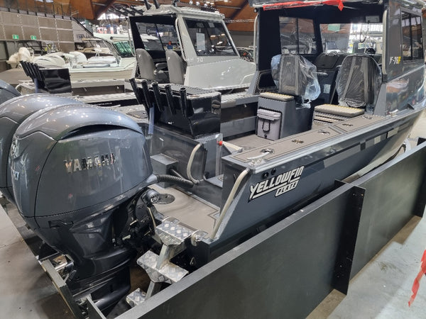 Yellowfin YF-76 Extended Cabin Twin Rig with FULL HELM MASTER