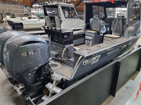 Yellowfin YF-76 Extended Cabin Twin Rig with FULL HELM MASTER