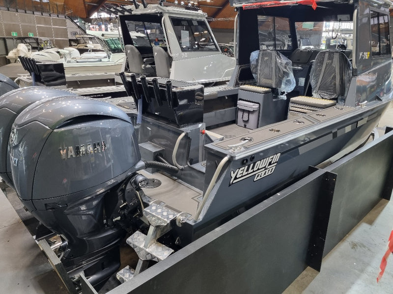 Yellowfin YF-76 Extended Cabin Twin Rig with FULL HELM MASTER