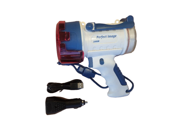 1000 Lumen Hand Held Waterproof LED Rechargable Spot Light