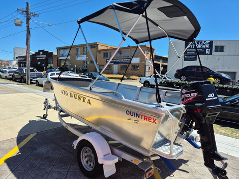 Quintrex 420 Busta with 40hp Merc 2 stroke