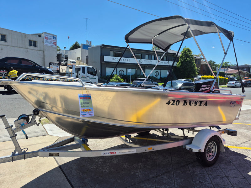 Quintrex 420 Busta with 40hp Merc 2 stroke