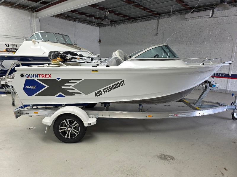 Quintrex 450 Fishabout with 60hp Yamaha