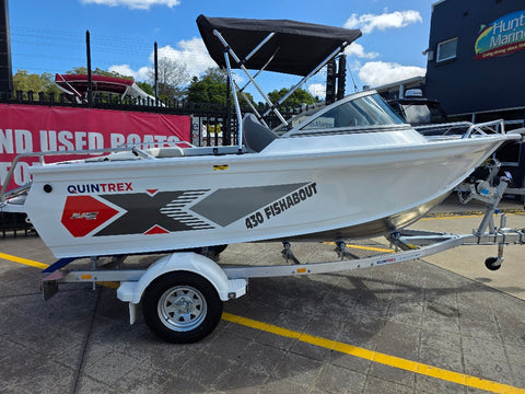 Quintrex 430 Fishabout with 60hp Yamaha