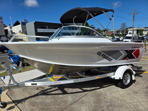 Quintrex 430 Fishabout with 60hp Yamaha