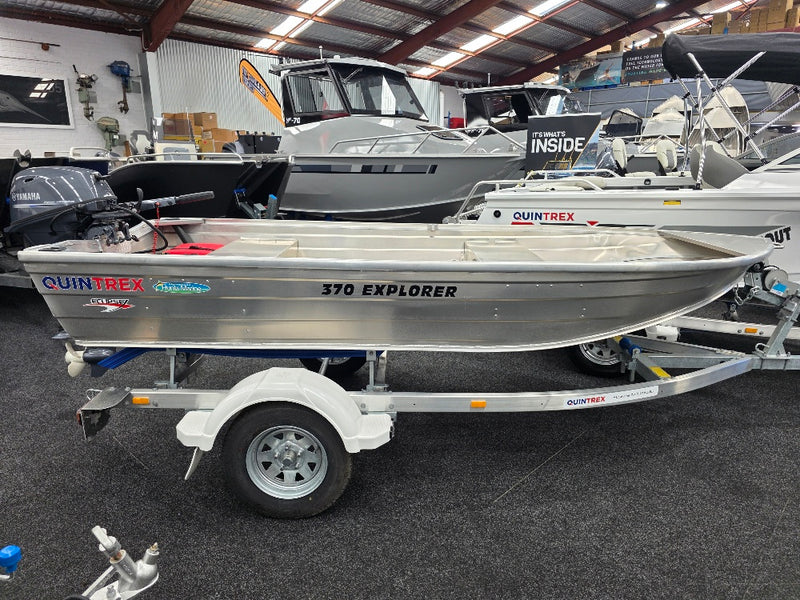 Quintrex 370 Explorer with 15hp Yamaha