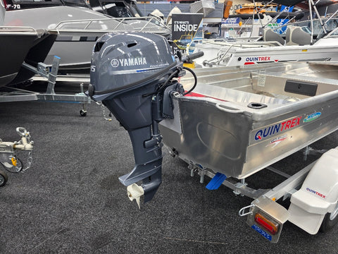 Quintrex 370 Explorer with 15hp Yamaha