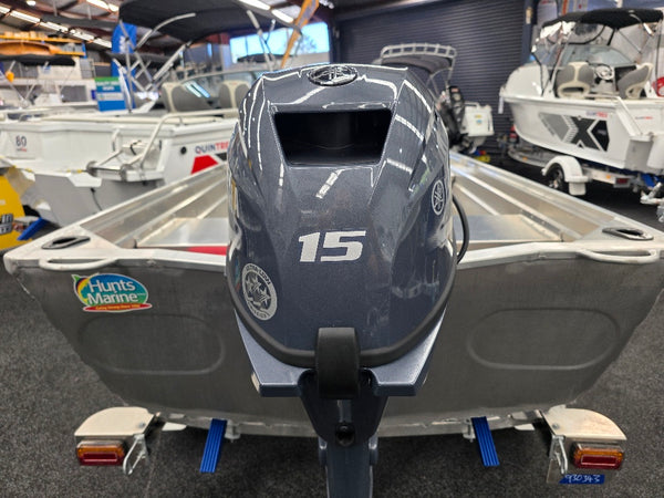 Quintrex 370 Explorer with 15hp Yamaha