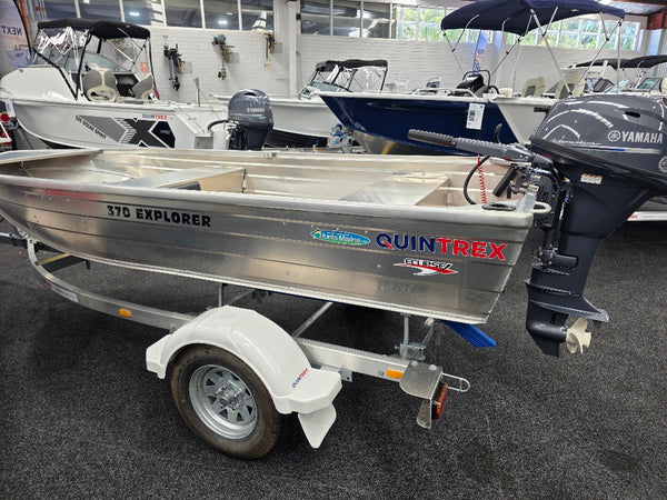 Quintrex 370 Explorer with 15hp Yamaha