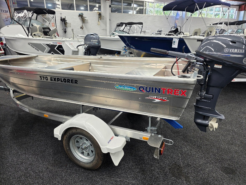 Quintrex 370 Explorer with 15hp Yamaha