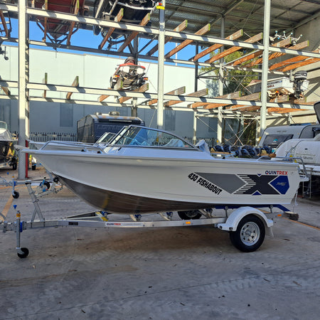 Quintrex 430 Fishabout with 60hp Yamaha