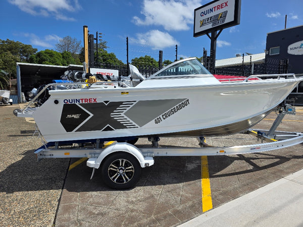 Quintrex 481 Cruiseabout with 70hp Yamaha