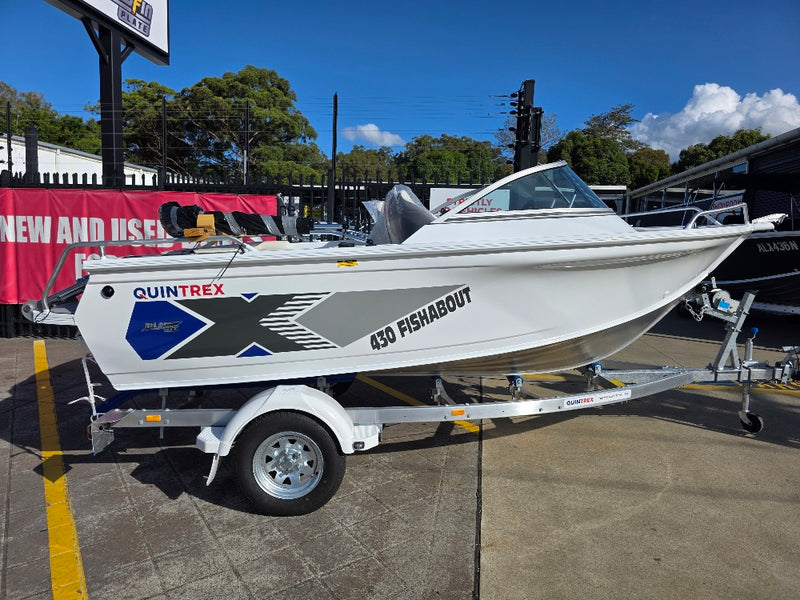 Quintrex 430 Fishabout with 60hp Yamaha