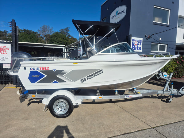 Quintrex 430 Fishabout with 60hp Yamaha