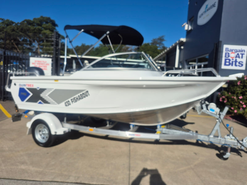 Quintrex 430 Fishabout with 60hp Yamaha
